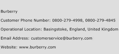 burberry customer service twitter|burberry contact number.